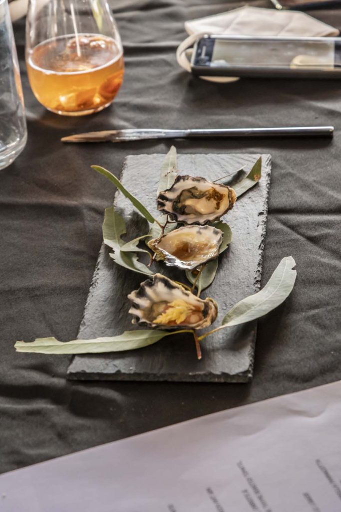 Oyster Dish for Warakirri Dining Experience